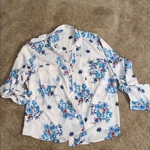 Floral Button Down